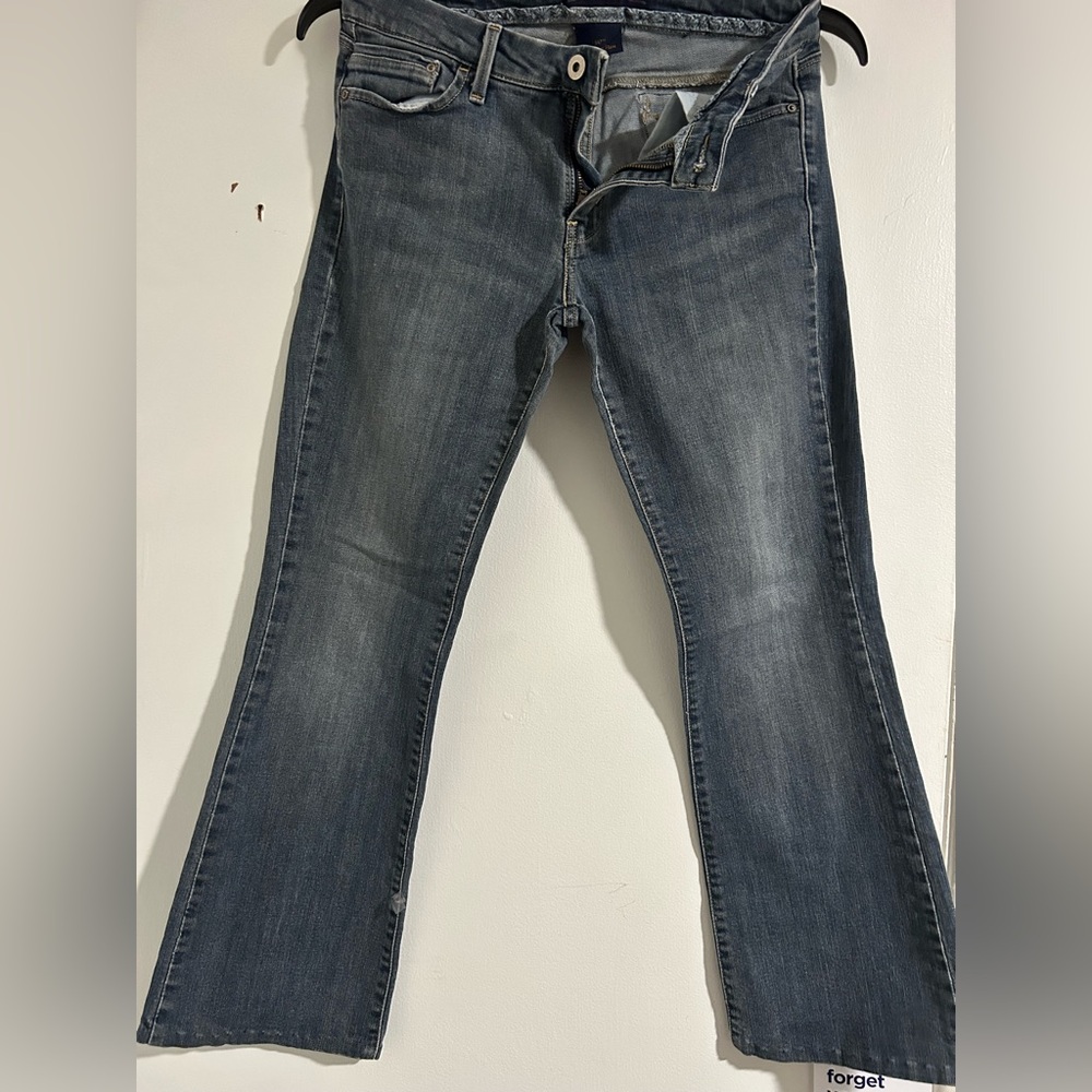 Levi's Blue Flare Wide Leg Jeans